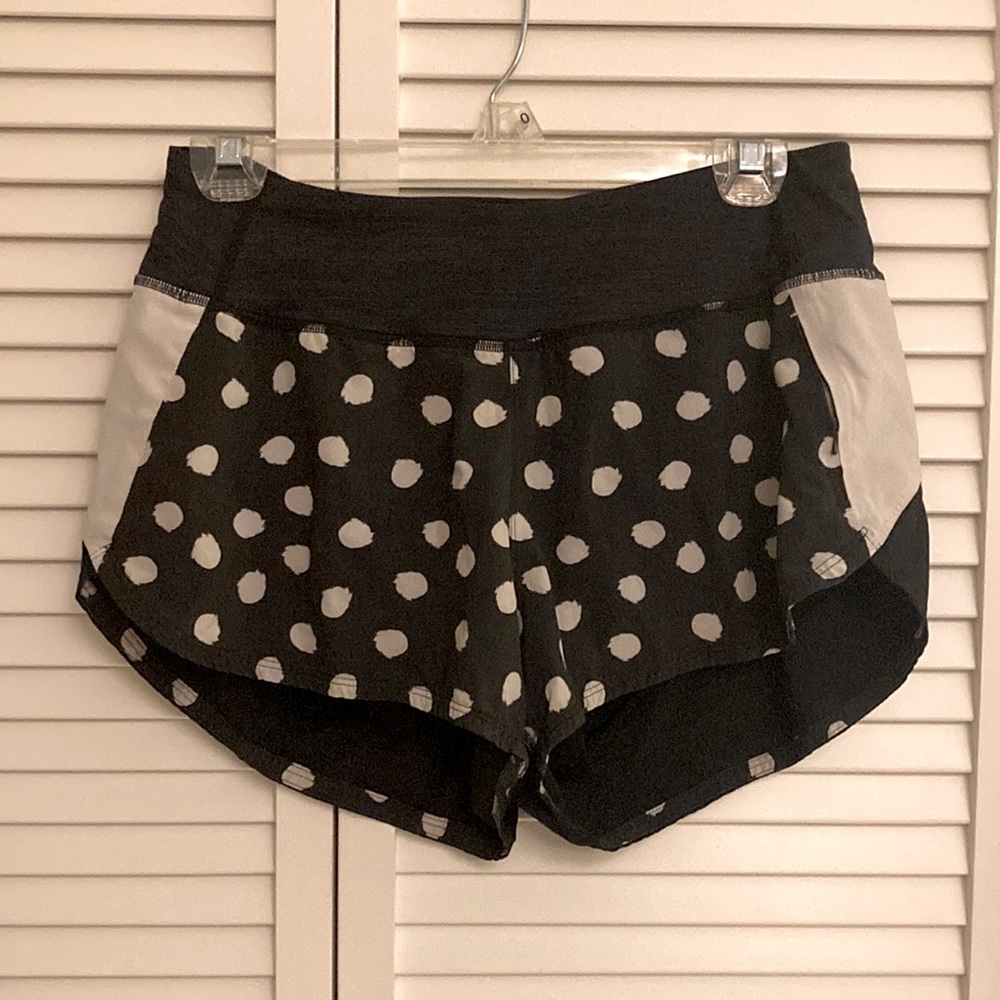 GUC OV polka dot running shorts